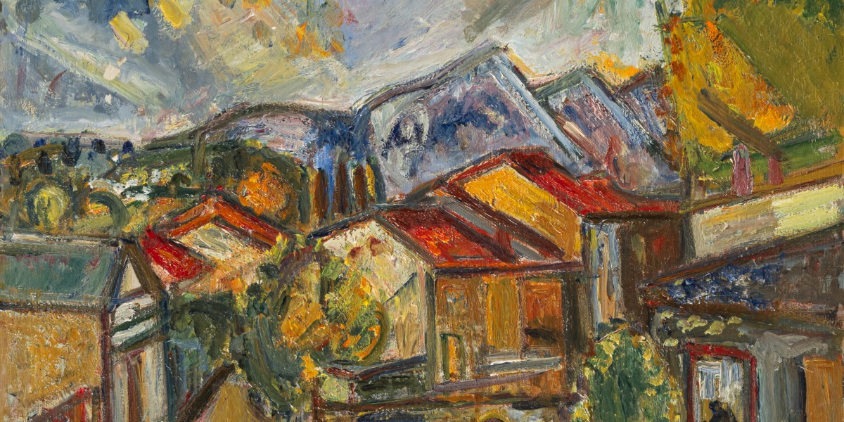 Céret, intérieur de village